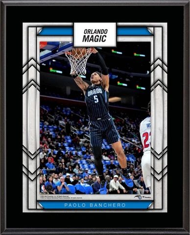 Paolo Banchero Orlando Magic 10.5" x 13" Sublimated Player Plaque Cover