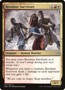 RESOLUTE SURVIVORS ~mtg NM-M Hour of Devastation Unc x4 - Picture 1 of 1