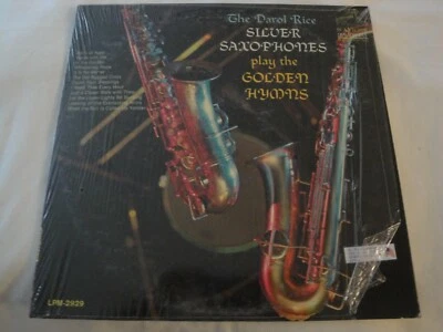 THE DAROL RICE SILVER SAXOPHONES PLAY THE GOLDEN HYMNS VINYL LP 1964 RCA MONO - Image 1 of 2