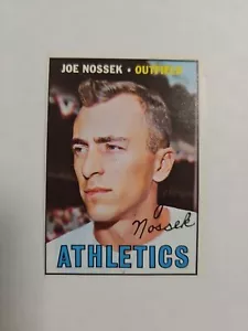 1967 Topps Joe Nossek Vintage Kansas City Athletics Baseball Card #209 - Picture 1 of 3