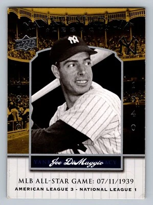 2008 Upper Deck Joe DiMaggio #YSL1288 洋基体育场遗产纽约 — 第 1/2 张图片