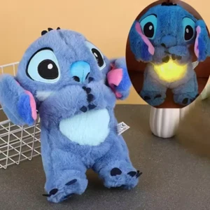 Stitch Peluche Che Respira Con luce E Musica Antiansia Regalo Per Tutti Disney - Foto 1 di 7