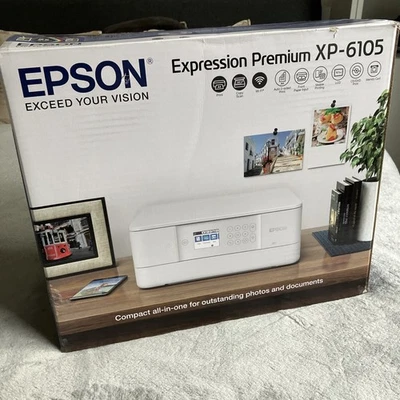 Epson XP-6105 Expression Premium Wireless Printer inc. CD/Scanner/Copier functs - Image 1 of 4