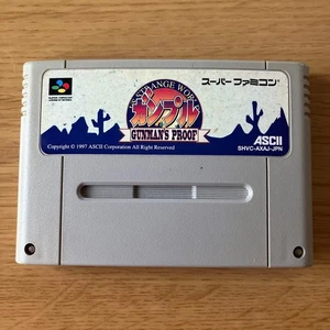 Videojuego JAPONÉS Gunman's Proof Ganpuru (Nintendo Super Famicom) - Imagen 1 de 5