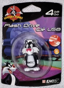 EMTEC Looney Tunes Silvester Cat 4GB Flash Drive USB 2.0 - Picture 1 of 2