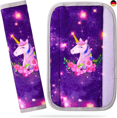 MARKE BEINOU Beinou 2 Stück Gurtpolster Kinder Auto Sicherheitsgurt Einhorn Autogurt Polster