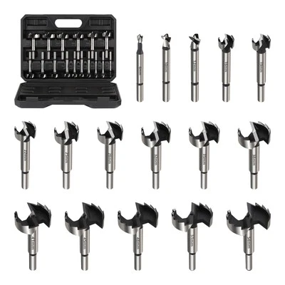 16stk 6-54 mm Forstnerbohrer Satz Holzbohrer Satz Kunstbohrer Scharnierbohrer - Bild 1 von 4