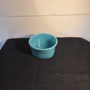 Fiesta Turquesa 5” x 2.5” Cerámica Multiusos Cuencos HLC EE. UU. Acanalados - Imagen 1 de 8