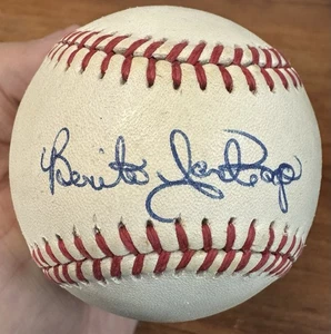 Benito Santiago Sweet Spot Signed Rawlings Baseball San Diego Padres JSA - Picture 1 of 7