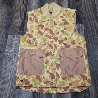 Trukfit Hombres Abotonado Ligero Chaleco Abrigo Chaqueta Camuflaje Mediano Hip Hop Foto 1 de 4