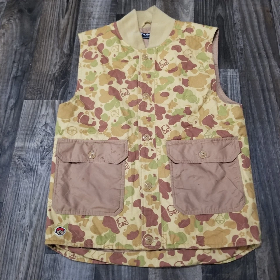 Trukfit Mens Buttoned Lightweight Vest Coat Jacket Camoflauge Medium Hip Hop - Image 1 of 4