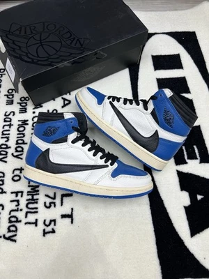 ✅Talla 6.5M (8W) Air Jordan 1 High Travis Scott x Fragment DH3227-105/usado dos veces✅ Foto 1 de 4