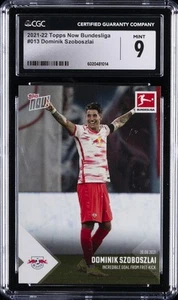 2021-22 TOPPS NOW BUNDESLIGA #013 DOMINIK SZOBOSZLAI CGC 9 - Picture 1 of 2