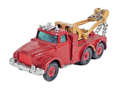 Винтажный спичечный коробок большого размера K-2 Scammell тяжелый грузовик литая модель 1960-х годов. - Изображение 1 из 4