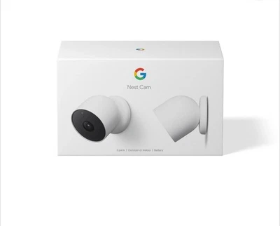 Google Nest Cam 2-Pack Outdoor/Indoor Wireless Battery Home Security Cameras - Image 1 of 4