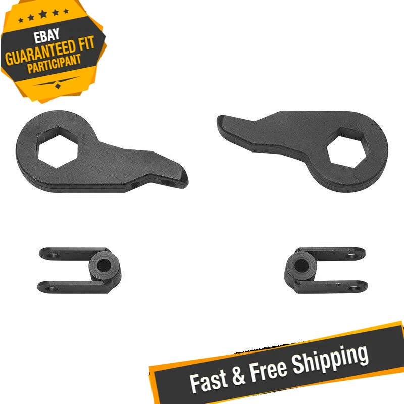 Fabtech Kit de llaves de torsión niveladoras delanteras de 2,5" para 01-10 Chevy Silverado 2500 HD Foto 1 de 4