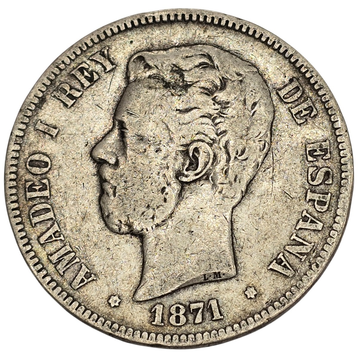 Peseta 1871 Year Spanish Coins for sale | eBay