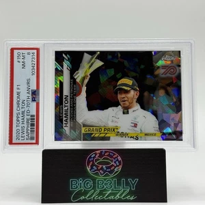 2020 Topps Chrome Sapphire F1 Lewis Hamilton 70th Anniversary /70 PSA 8 #150 - Picture 1 of 2