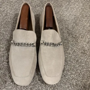 FRANCO SARTO BEIGE WILDLEDER HALBSCHUHE - Bild 1 von 4