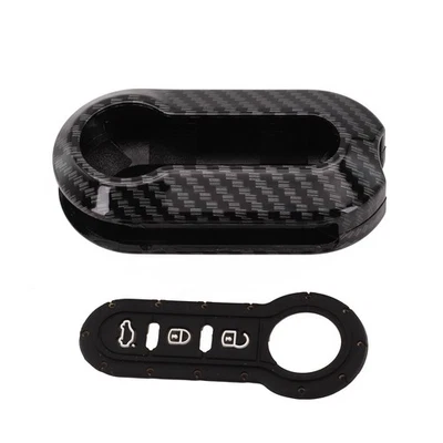Carbon Key Case Abarth Key Cover Wear And Tear Protection Stylish Design - Image 1 of 4