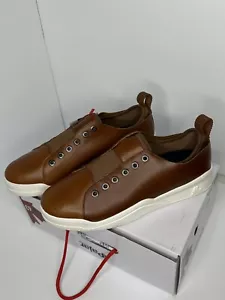 Sneaker slip-on in pelle Pajar (uomo) US13 EU46, YURON2 COGNAC LYCRA - Foto 1 di 13