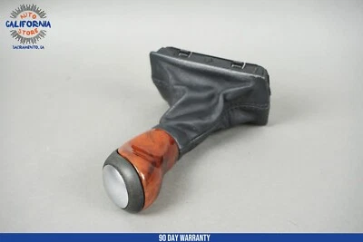 03-04 Mercedes R230 Clase SL AMG Palanca de cambios Perilla de cambio Bota Cubierta Madera Fabricante de equipo original Foto 1 de 4