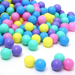 100 Bunte Bälle für Bällebad 5,5 Baby Spielbälle Kinder Spielzeug Plastikbälle - Bild 1 von 8