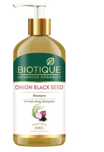 Biotique Onion Black Seed Shampoo For Fresh, Strong and Shining Hair, 300 ml FS - Picture 1 of 4