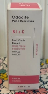 ODACITE PURE ELEMENTS B1 + C BLACK CUMIN CAJEPUT FACIAL SERUM for PIMPLES 0.17oz - Picture 1 of 6