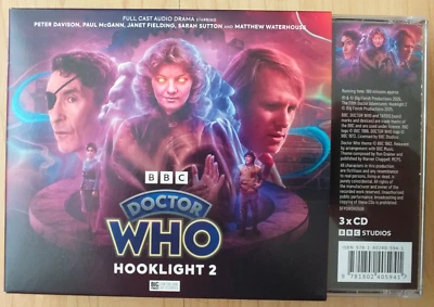 Doctor Who:Hooklight 2 Big Finish 3x CD Box Set Peter Davison Paul McGann! - Imagem 1 de 4