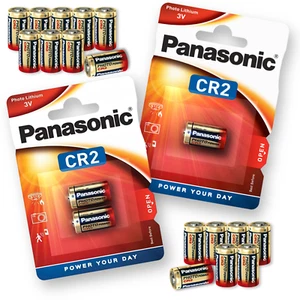 PANASONIC CR2 Battery 3V Lithium Photo Camera Batteries DLCR2 EL1CR2 Long Expiry - Picture 1 of 44