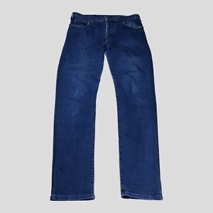 Armani J21 Jeans Straight Stretch Faded Mid Wash Men's W30 L30