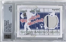 2014 Famous Fabrics Ink Big Apple Baseball Single Memorabilia /50 Graig Nettles
