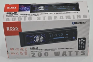 BOSS AUDIO 632UAB SINGLE DIN MECH LESS MULTIMEDIA PLAYER 632UAB 200 WATTS - Picture 1 of 5