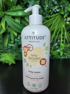 Attitude Baby Leaves Science Body Lotion Pear Nectar, 16 Oz. Hypoallergenic - Picture 1 of 4