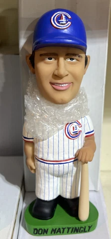 DON MATTINGLY BOBBLEHEAD COLUMBUS CLIPPERS NEW YORK YANKEES New With Box Cover