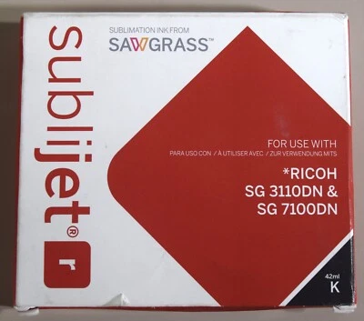 SAWGRASS sublijet-r Ink 42ml BLACK (K) 209221 Ricoh SG 3110DN & 7110DN - 10/2026 - Image 1 of 3