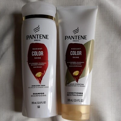 Pantene Pro-V Radiant Color Shine 1 Shampoo 12 fl.oz & 1 Conditioner 10.4 fl.oz! - Image 1 of 4