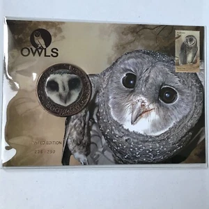 Impressions 2016 Sooty Owl Prestige Medallion Cover PNC ONLY 250 - Picture 1 of 2