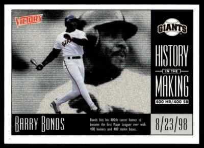 1999 Upper Deck Victory Barry Bonds San Francisco Giants #353 - Image 1 of 2