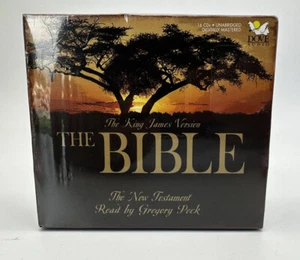 The Bible King James Version New Testament Audio CD Read by Gregory Peck - Picture 1 of 6