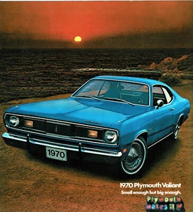 1970 Plymouth Valiant Duster Coupe Sedan NOS Sales Brochure - Picture 1 of 1