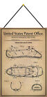 Blechschild 20x30 US Patent Ballett Schuhe Balerina historisch    Wand Deko Bar
