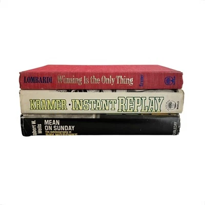 Green Bay Packers Fan Vintage NFL Football Book Lot Kramer Lombardi Nitchske HC - Image 1 of 4