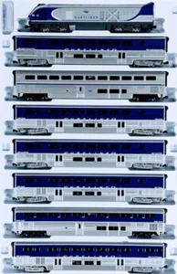Kato 106-9010 SC-44 Charger Amtrak Pacific Surfliner 8 Unit Set N Scale - Picture 1 of 2