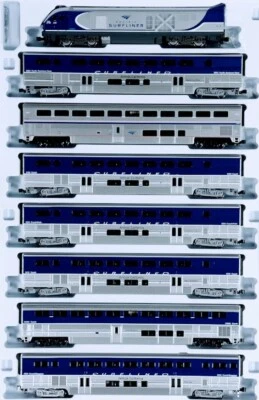 Kato 106-9010 SC-44 Charger Amtrak Pacific Surfliner 8 Unit Set  N Scale - Image 1 of 2