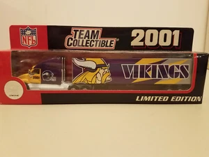 2000 Minnesota Vikings NFL Team Collectable Tractor Trailer Limited Edition Cast - Bild 1 von 5