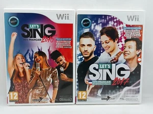 Pack Let's Sing hits français 2016 + 2017 / Nintendo Wii / Complet / PAL FR - Picture 1 of 5