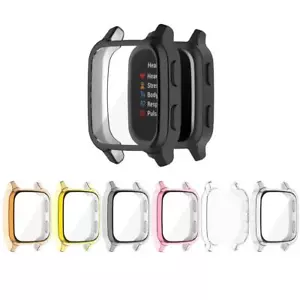 Full Case Cover Protective Plating TPU Screen Protector For Garmin Venu SQ - Picture 1 of 17