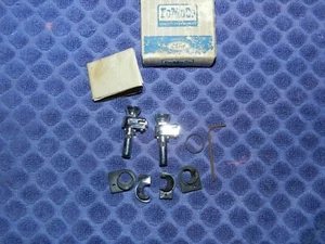 65 72 GALAXIE FAIRLANE NOS OEM FORD C6AZ-5421850-B LATCH KIT REAR DOOR SAFETY - Picture 1 of 8